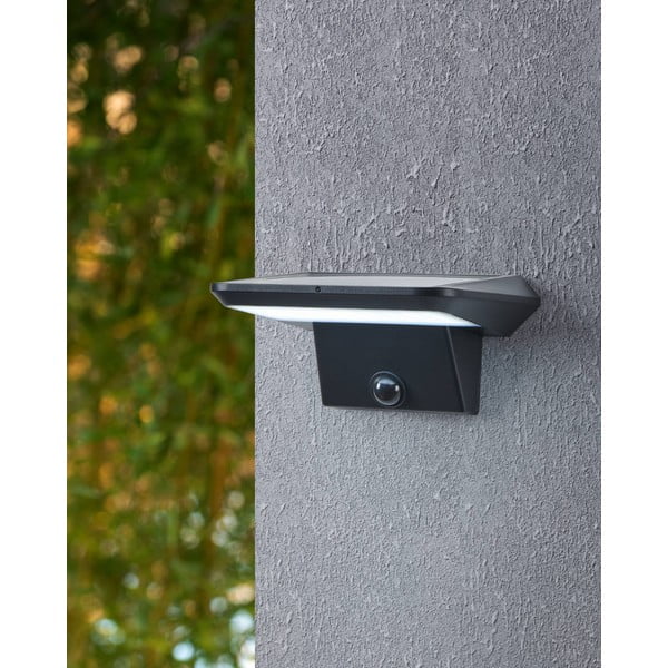 LED stenska zunanja svetilka s solarnim panelom (višina 7,5 cm) PORRASSA – EGLO-image-1