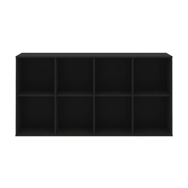 Črn modularni sistem polic 136x69 cm Mistral Kubus - Hammel Furniture
