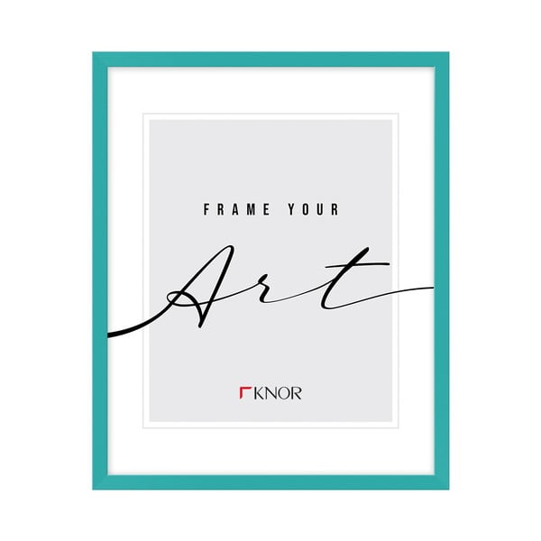 Turkizen stenski okvir 32x42 cm – knor-image-1