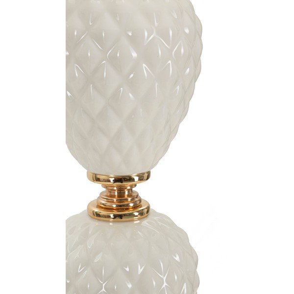 Bela namizna svetilka s tekstilnim senčilom (višina 57 cm) Torre – Mauro Ferretti-image-2