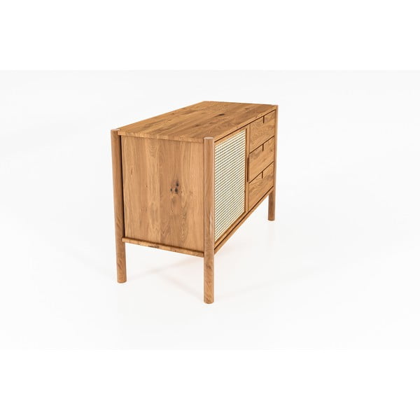 Nizka komoda iz hrastovega lesa 97x69 cm Pola - The Beds-image-3