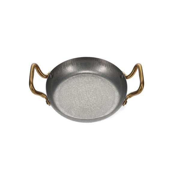 Servirni kovinski krožnik v srebrni barvi ø 18 cm Serve – BonBistro