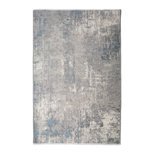 Reverzibilna sivo-modra preproga Vitaus Dinah, 77 x 200 cm