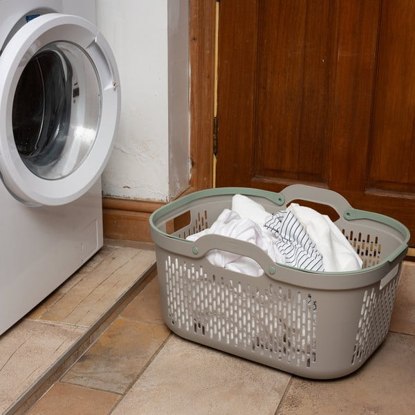 Svetlo rjav plastičen koš za perilo 45 l – Addis-image-1