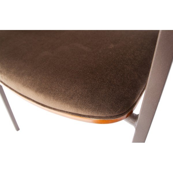 Komplet 2 rjavih jedilnih stolov BePureHome Clan Velvet-image-1