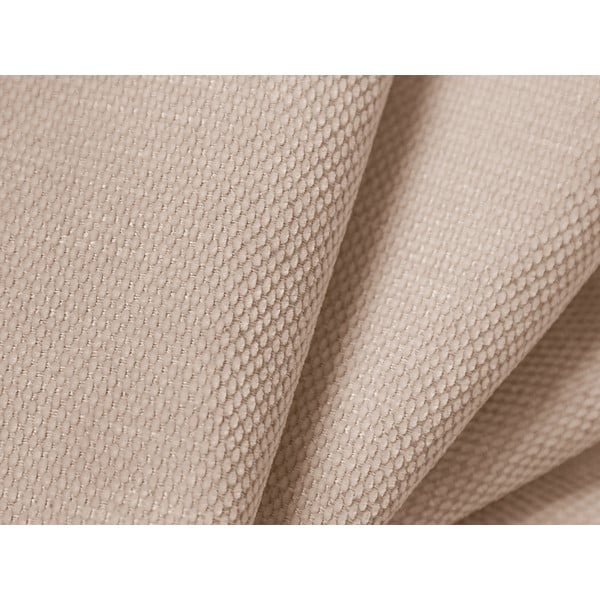 Bež oblazinjena zakonska postelja s prostorom za shranjevanje in letvenim dnom 140x200 cm Colonel – Cosmopolitan Design-image-1