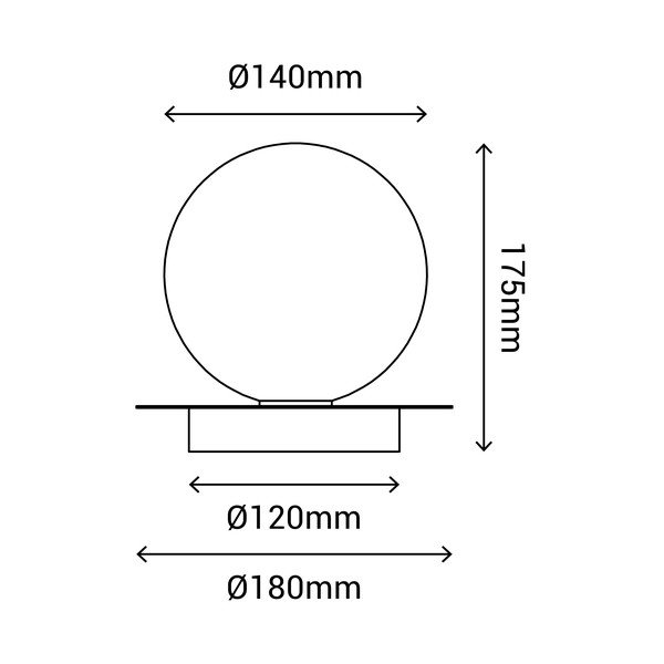 Stropna svetilka SULION Musa, ø 14 cm-image-3