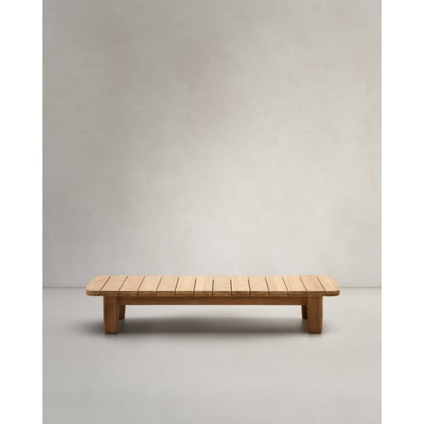 Vrtna miza iz tikovine 70x140 cm Tirant - Kave Home-image-1