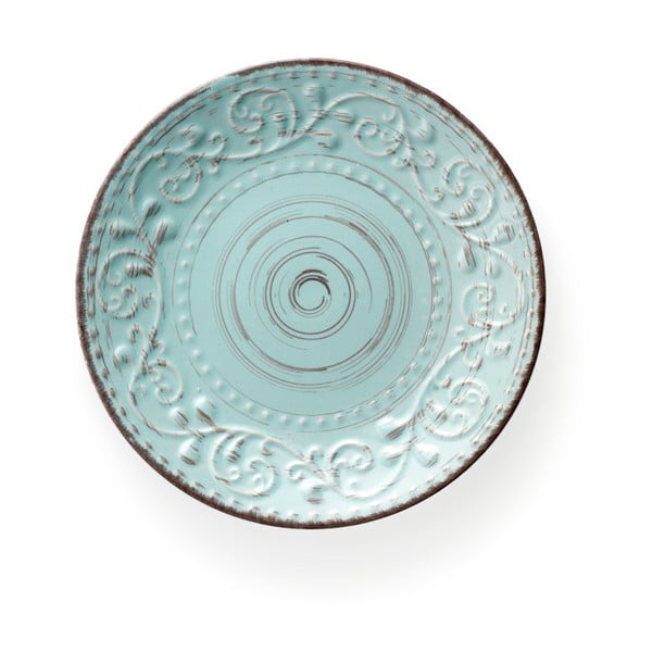 Turkizen keramični krožnik Brandani Serendipity, ⌀ 21 cm