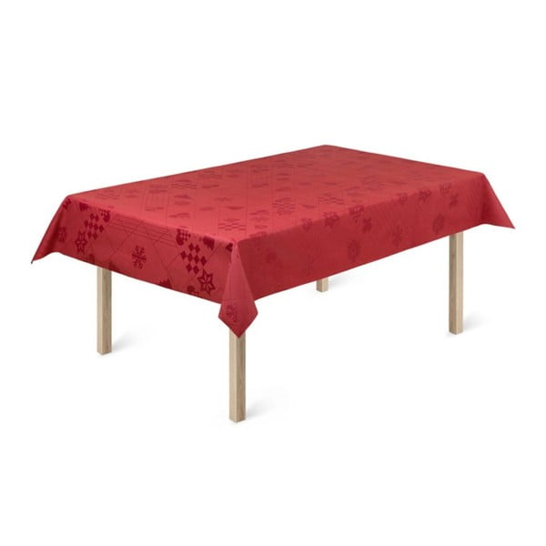 Namizni prt z božičnim motivom iz damasta 150x220 cm Natale – Rosendahl