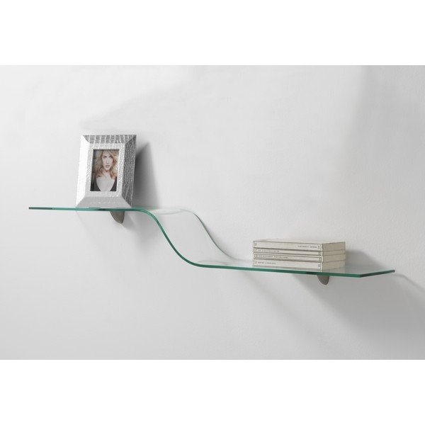 Steklena stenska polica Tomasucci Wave-image-1