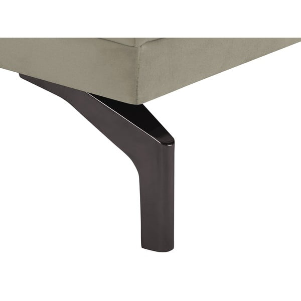 Bež kavč z naslonom za noge v črni barvi Windsor & Co Sofas Jupiter-image-4