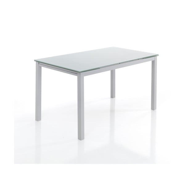 Raztegljiva jedilna miza s stekleno mizno ploščo 80x140 cm New Daily – Tomasucci