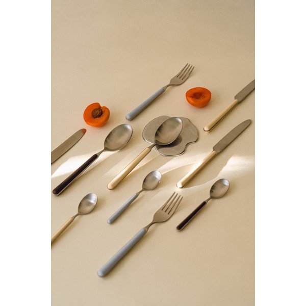 Rjav/v srebrni barvi pribor 4 ks iz nerjavečega jekla za 1 osebo Noli – noo.ma-image-2