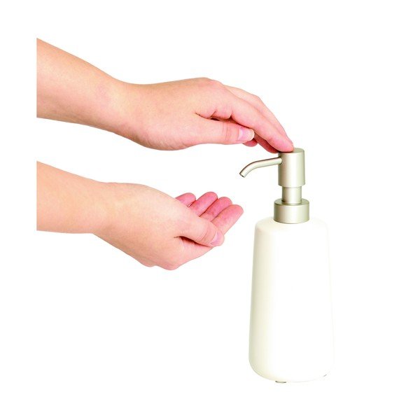 Bel keramični dozirnik za milo iDesign Eco Vanity-image-3