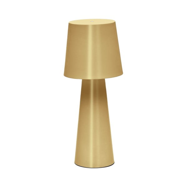LED zatemnitvena namizna svetilka v zlati barvi s kovinskim senčilom (višina 40 cm) Arenys – Kave Home