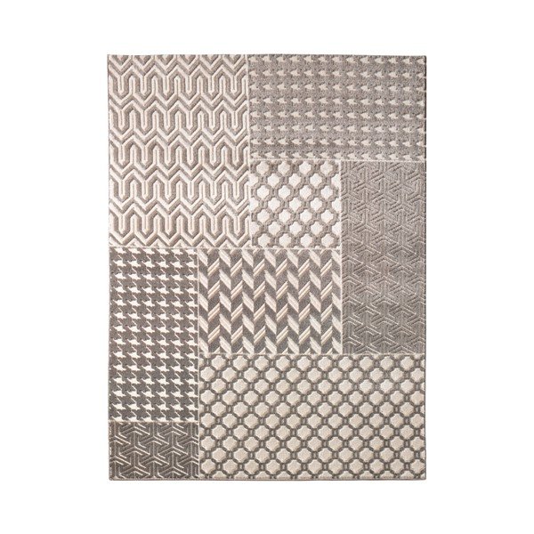 Preproga Schöngeist & Petersen Noblesse Patchwork Dark, 290 x 200 cm
