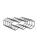 Kovinsko stojalo za vino za 5 steklenic Rocks – Zone