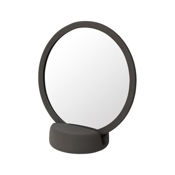 Rjavo namizno kozmetično ogledalo Blomus, višina 18,5 cm