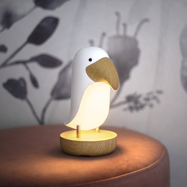 Belo-rjava otroška nočna lučka LED LED Toucan - Star Trading-image-1