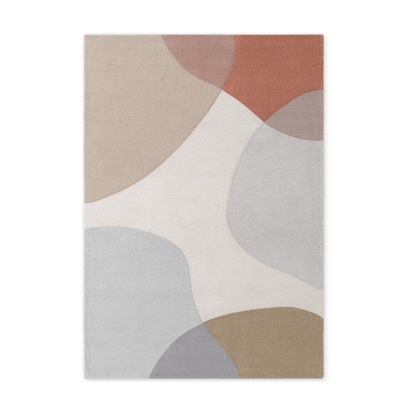 Bež ročno tkana volnena preproga 120x170 cm Hackney Clarissa – Ted Baker