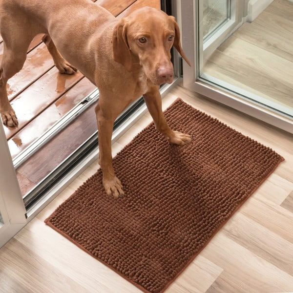 Rjava podloga za pse InnovaGoods Pet Doormat, 85 x 65 cm