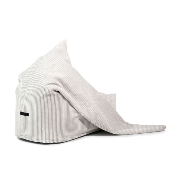 Temno siva otroška vreča za sedenje iz rebrastega žameta Cocoon 120 – SLOWDOWN-image-3