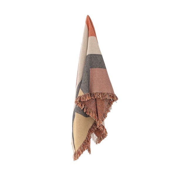 Rjava odeja iz recikliranega bombaža 130x160 cm Arni – Bloomingville