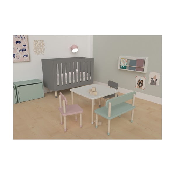 Siv otroški stol Flexa Dots-image-1