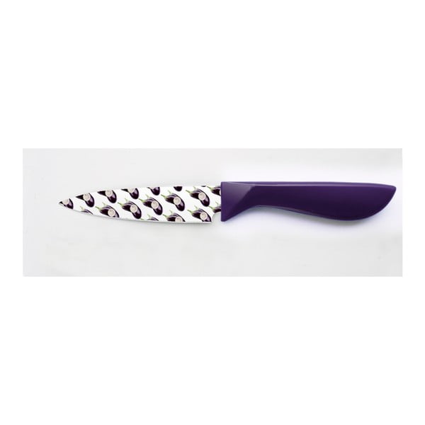 Vijolični nož z nožnico Jean Dubost Funky Eggplant