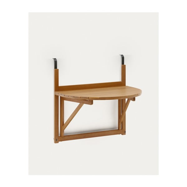 Obesna balkonska miza iz masivne akacije 50x70 cm Amarilis – Kave Home-image-2