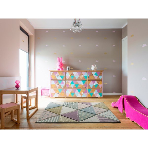 Otroška preproga Universal Kinder Triangles, 120 x 170 cm-image-1