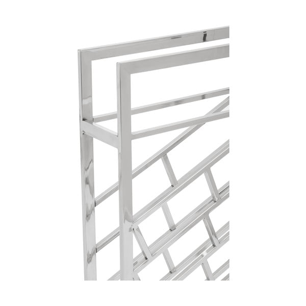 Kovinsko držalo za vino v sijajno srebrni barvi za 24 steklenic Barolo – Premier Housewares-image-4