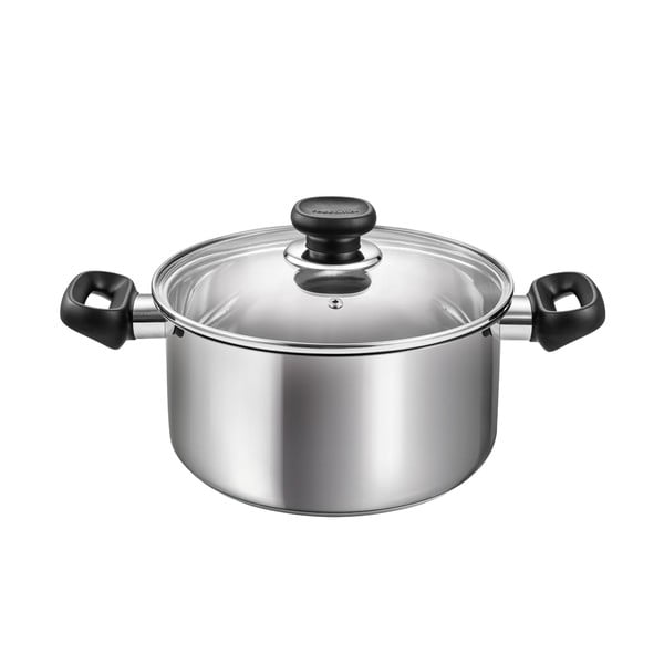 Lonec iz nerjavečega jekla s pokrovko za indukcijsko ploščo 5 l Brava – Tescoma