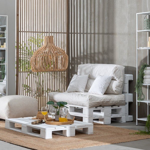 Belo-bež vrtne sedežne blazine v kompletu 4 ks za palete 80x112 cm – Ixia-image-3