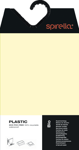 Zavesa za tuš 180x200 cm Bio – Spirella-image-2