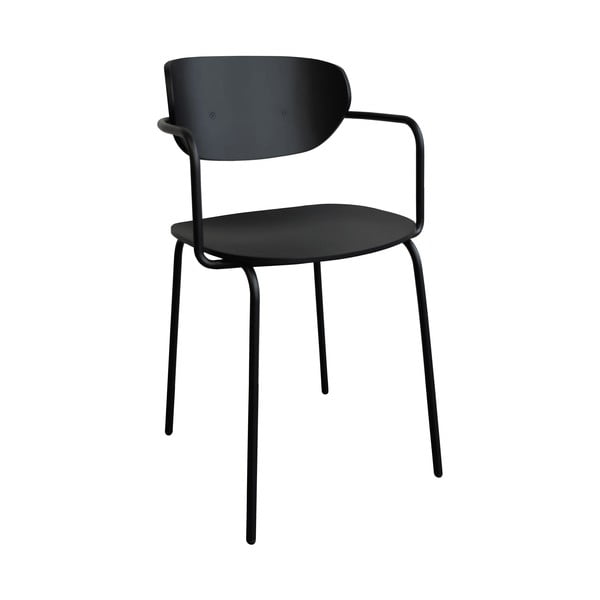 Črni jedilni stoli v kompletu 4 ks Arch – Hübsch