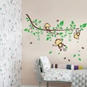 Stenska nalepka Ambiance Monkeys on Tree