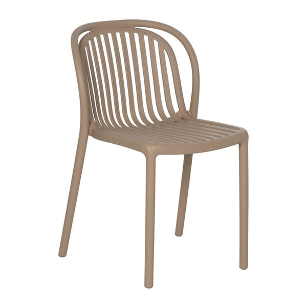 Bež plastičen jedilni stol Alia – Ixia