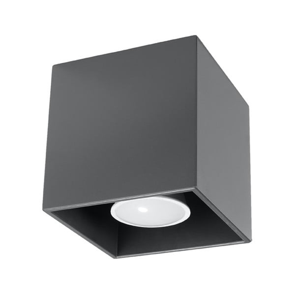 Temno sivo točkovno svetilo 10x10 cm Geo – Nice Lamps