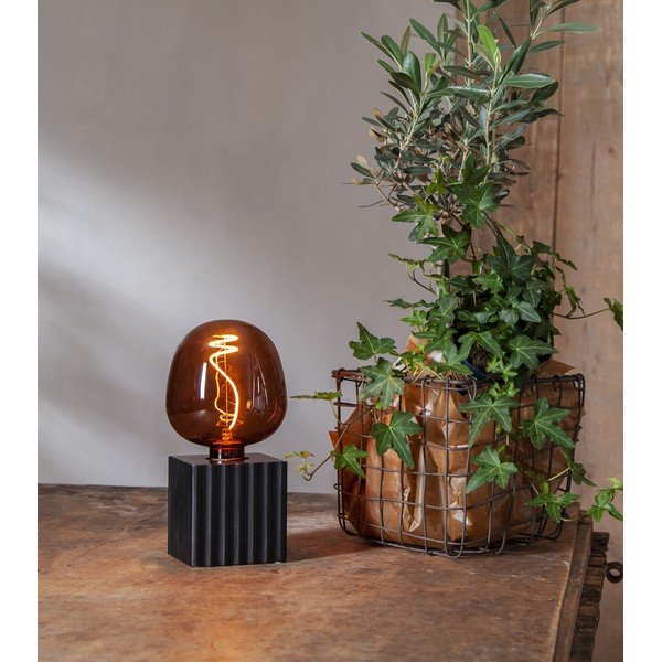 Črna noga svetilke 10 cm Box – Star Trading-image-3