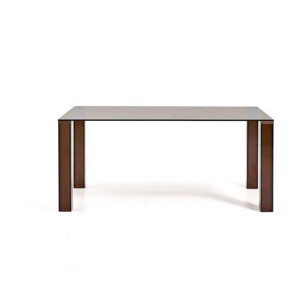 Steklena jedilna miza 90x160 cm Adularia – Kave Home-image-2