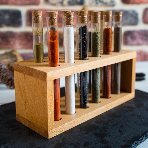 Posodice za začimbe v kompletu 12 ks s stojalom – Hermia-image-3