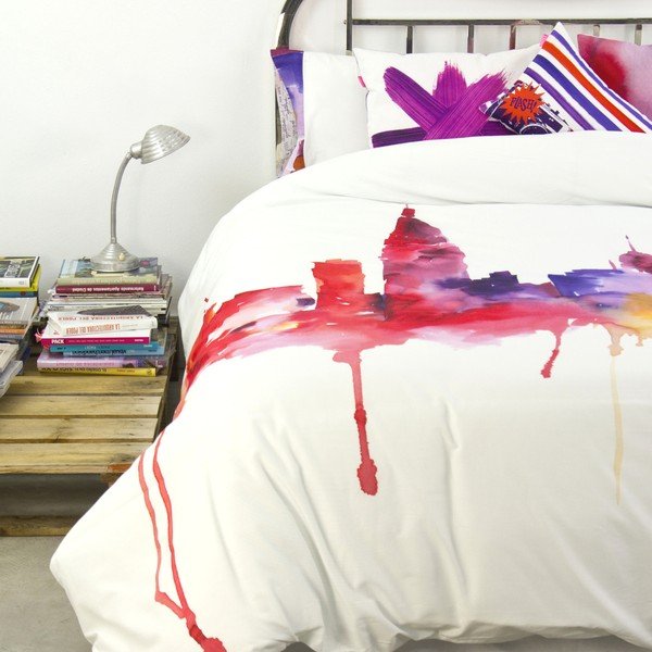 Prevleka za odejo Happy Friday Skyline, 220x220 cm-image-1