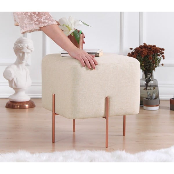 Kremno bel tabure Copper – Artie-image-1