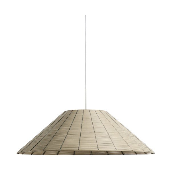 Bež senčilo iz umetnega ratana ø 70 cm Saranella – Kave Home