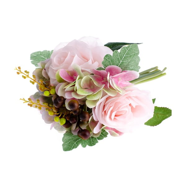 Umetno cvetje v slogu vrtnice s hortenzijo Dakls