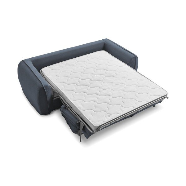 Modra sedežna garnitura za spanje/raztegljiva 236 cm Archimede – Bobochic Paris-image-4