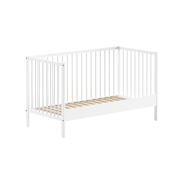 Bela otroška posteljica iz masivnega bora 70x140 cm DINO – Vipack-image-2