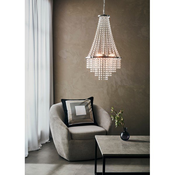 Bela viseča svetilka Markslöjd Allington Chandelier, ø 38 cm-image-1